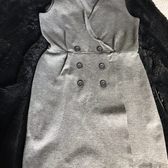 Grey Mini Dress - Picture 4 of 5